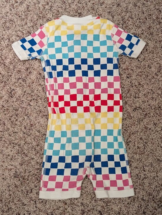 Hanna Andersson Baby Shortie Sleeper In Organic Cotton - Picture 3 of 4